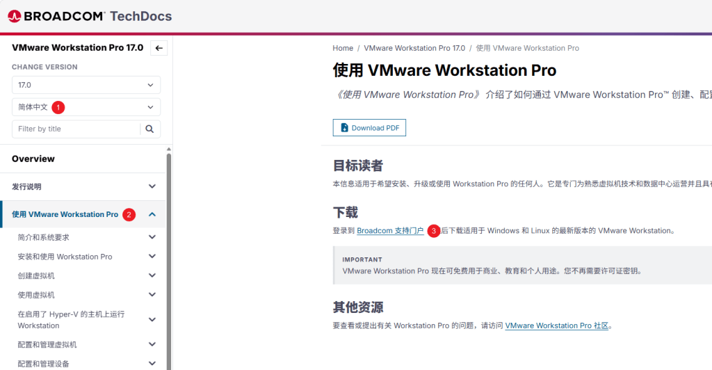 图片[6]-VMware Workstation Pro 17 虚拟机软件博通官网注册下载流程-芝士无限