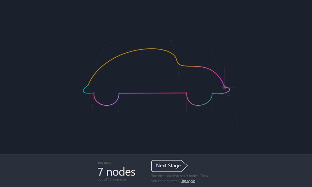 图片[1]-钢笔工具闯关游戏练习网站节点技巧分享-芝士无限