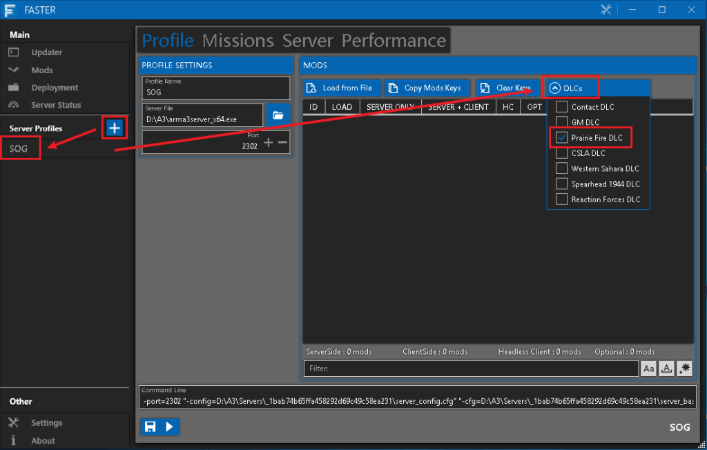 图片[5]-使用 FASTER 开服工具搭建 ARMA3（武装突袭3） SOG 越战DLC 服务器-芝士无限
