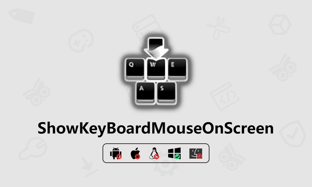 Windows 系统键盘鼠标按键显示实用工具(ShowKeyBoardMouseOnScreen)-芝士无限