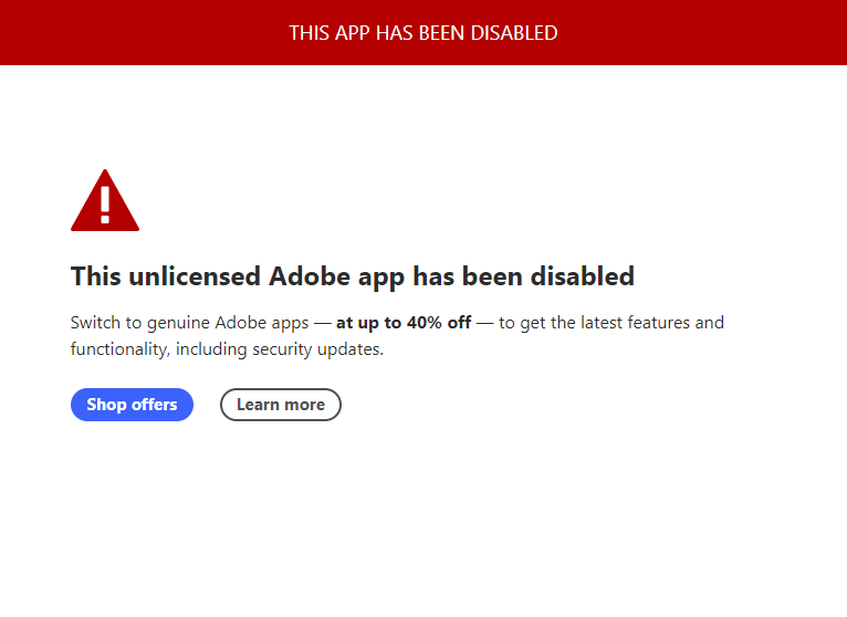 Adobe Creative Cloud 无法下载软件下载失败与程序已被禁用报错故障解决方法-芝士无限